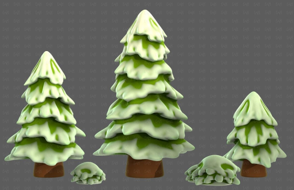 Trees Cartoon V37