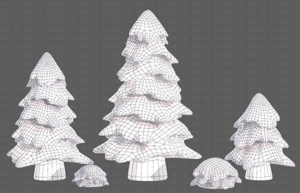 Trees Cartoon V37