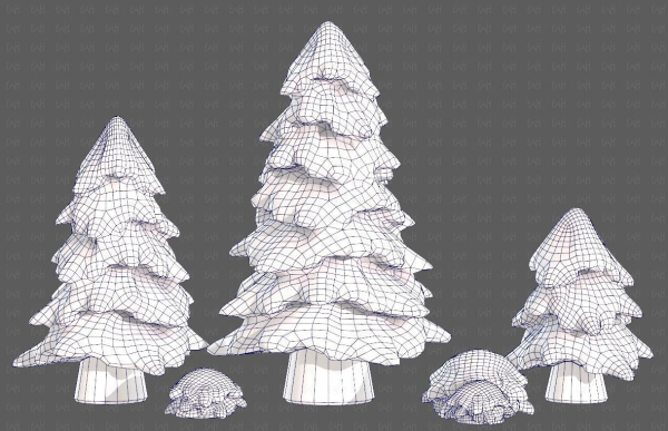 Trees Cartoon V37