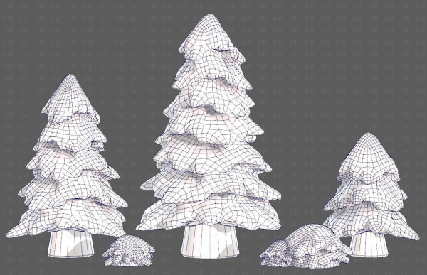 Trees Cartoon V37
