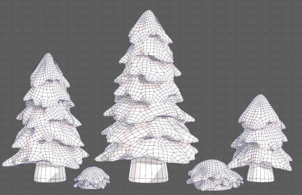 Trees Cartoon V37