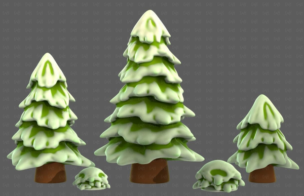 Trees Cartoon V37