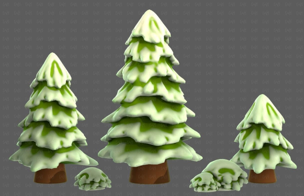 Trees Cartoon V37