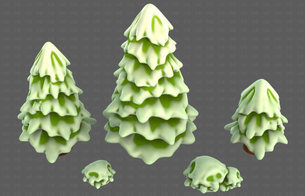 Trees Cartoon V37
