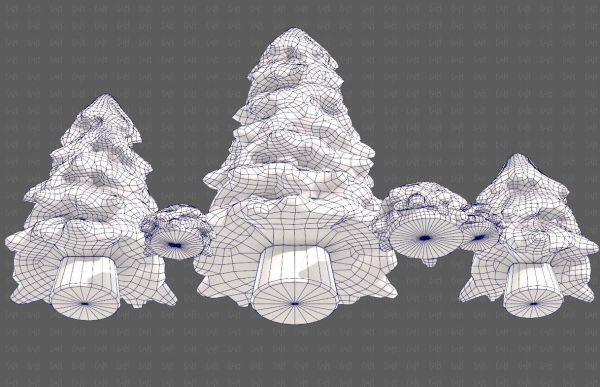 Trees Cartoon V37
