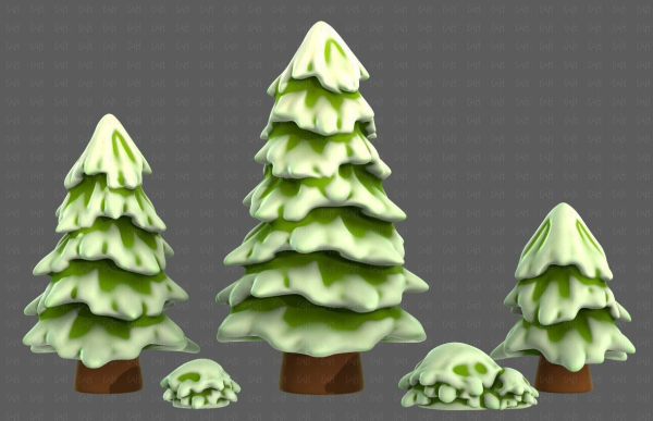 Trees Cartoon V37