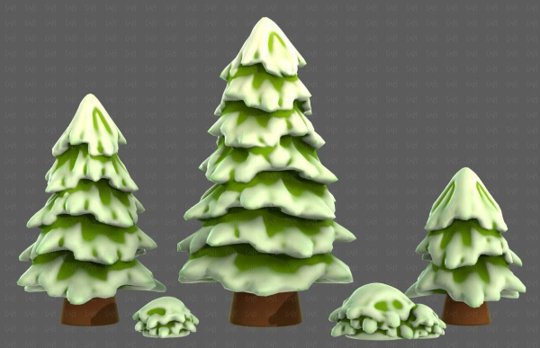 Trees Cartoon V37