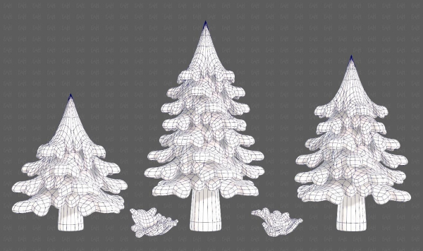 Trees Cartoon V40