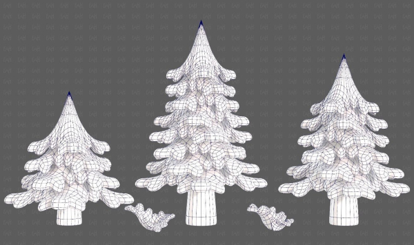 Trees Cartoon V40