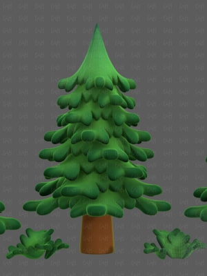 Trees Cartoon V40