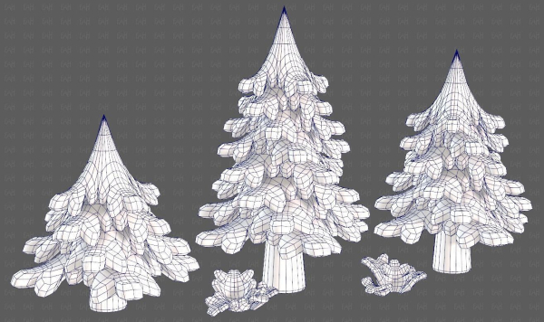 Trees Cartoon V40