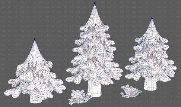 Trees Cartoon V40