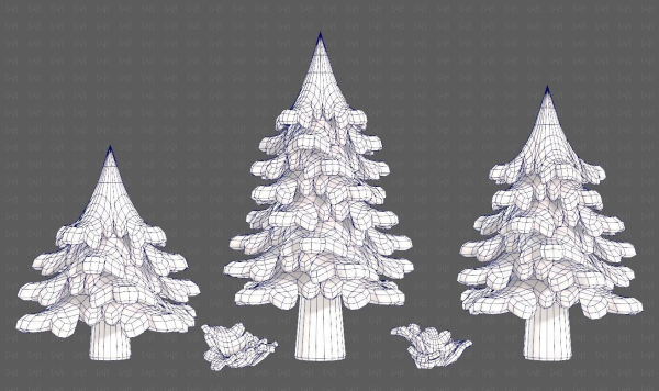 Trees Cartoon V40