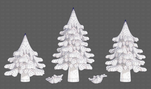 Trees Cartoon V40