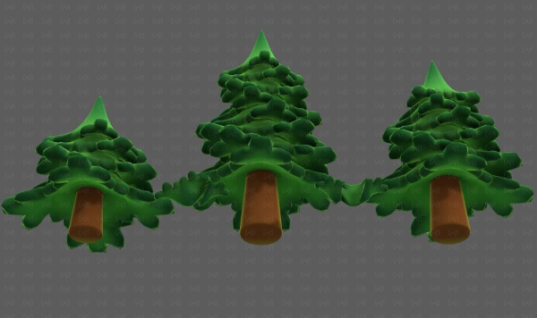 Trees Cartoon V40