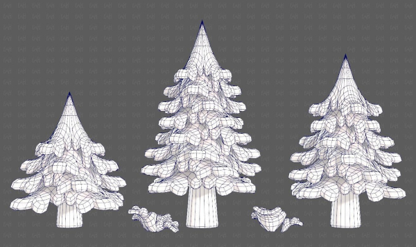 Trees Cartoon V40