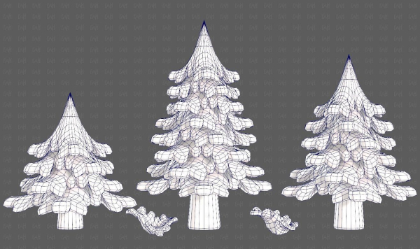 Trees Cartoon V40
