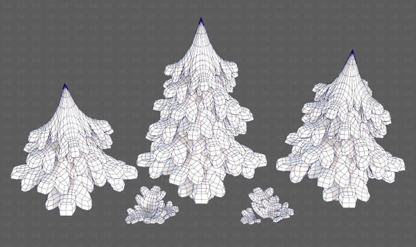 Trees Cartoon V40
