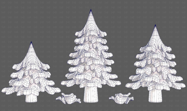 Trees Cartoon V40