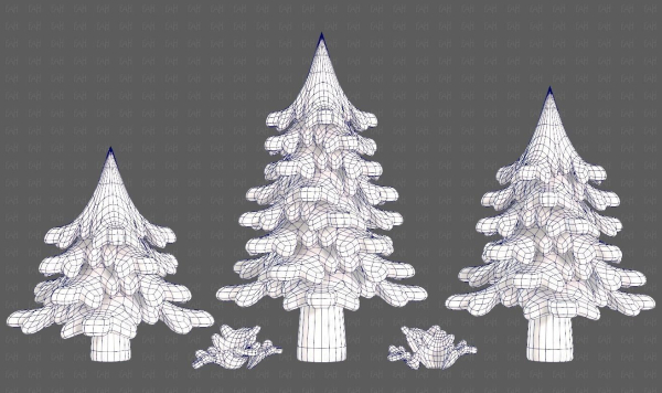 Trees Cartoon V40