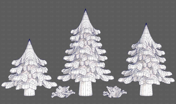 Trees Cartoon V40