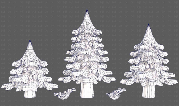 Trees Cartoon V40