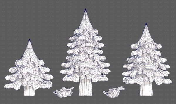Trees Cartoon V40