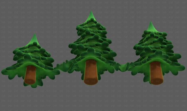 Trees Cartoon V40