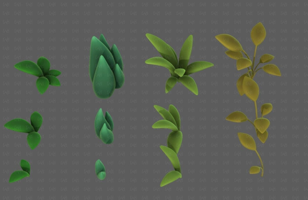 Trees Cartoon V41