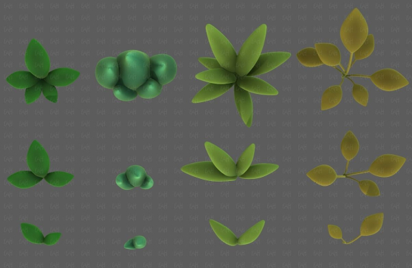 Trees Cartoon V41