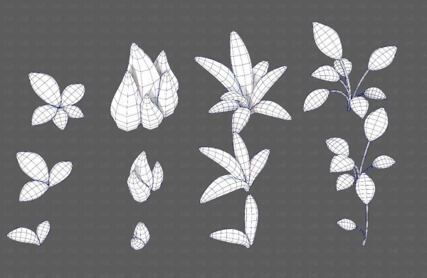 Trees Cartoon V41
