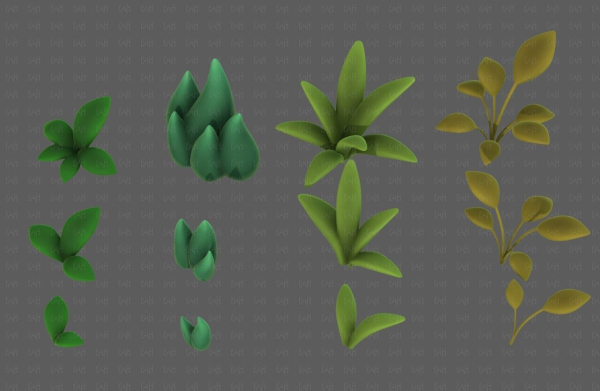 Trees Cartoon V41