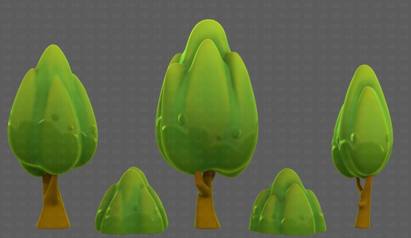 Trees Cartoon V56