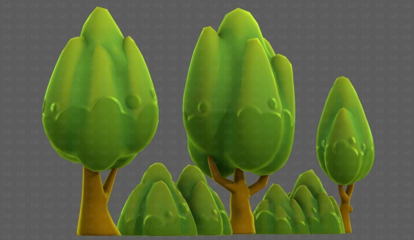 Trees Cartoon V56