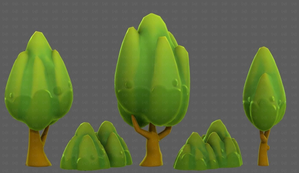 Trees Cartoon V56