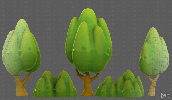 Trees Cartoon V56