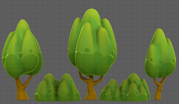 Trees Cartoon V56
