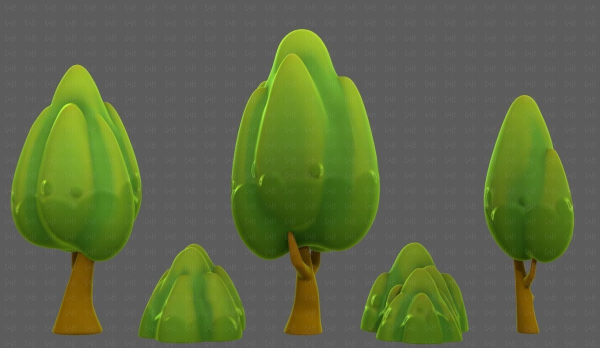 Trees Cartoon V56