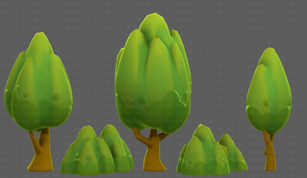 Trees Cartoon V56