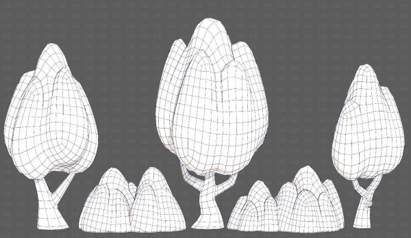 Trees Cartoon V56