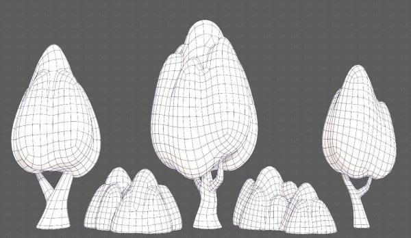 Trees Cartoon V56