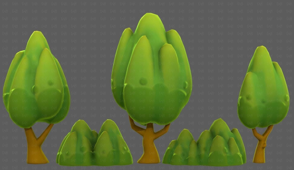 Trees Cartoon V56