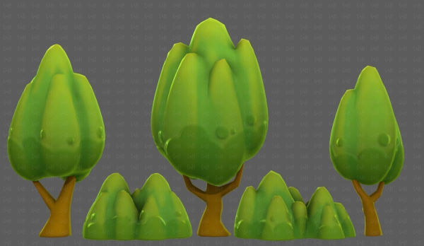 Trees Cartoon V56