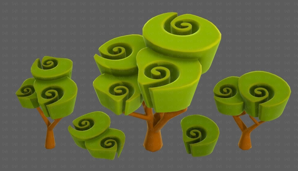 Trees Cartoon V57