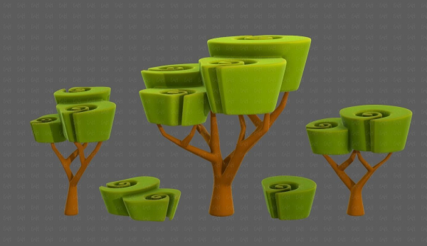 Trees Cartoon V57