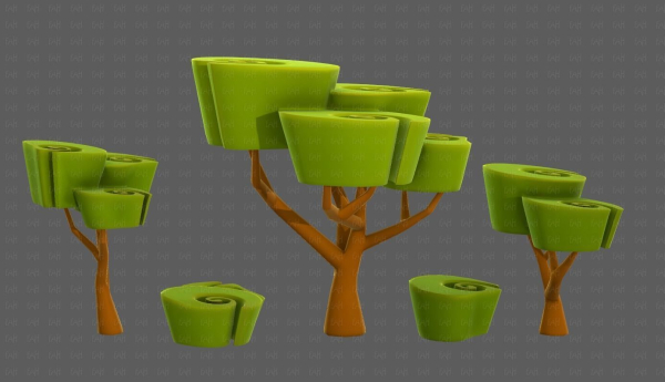 Trees Cartoon V57