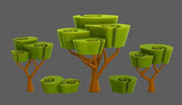 Trees Cartoon V57