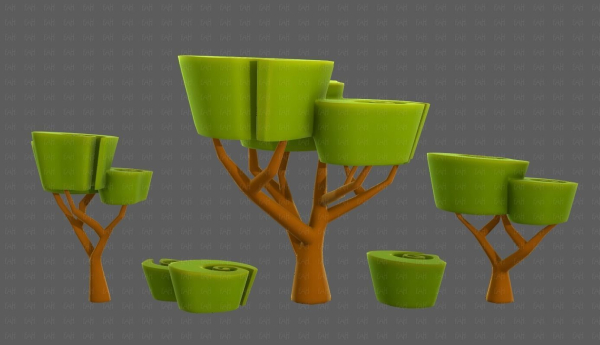 Trees Cartoon V57