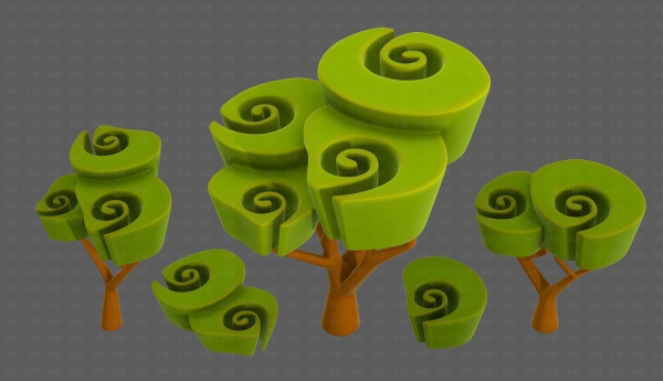Trees Cartoon V57