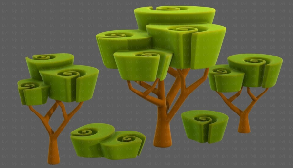 Trees Cartoon V57